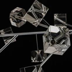 Modern Mid-century Glam Branch Crystal Sputnik Chandelier