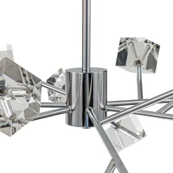 Modern Mid-century Glam Branch Crystal Sputnik Chandelier