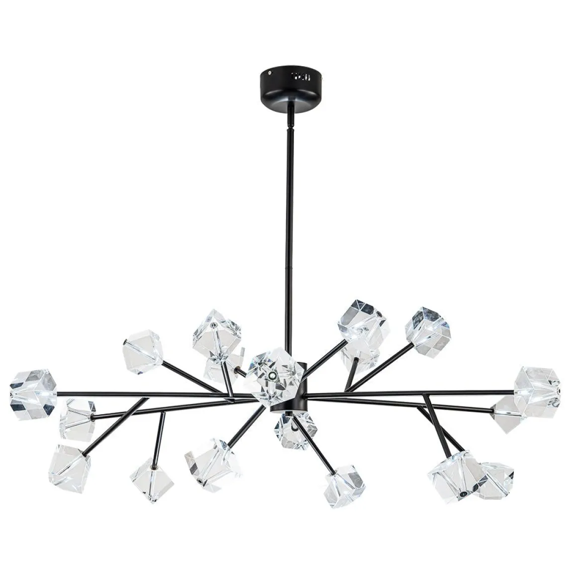 Modern Mid-century Glam Branch Crystal Sputnik Chandelier