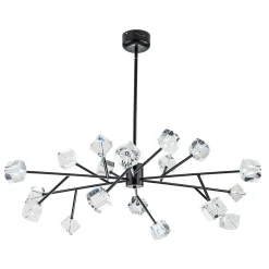 Modern Mid-century Glam Branch Crystal Sputnik Chandelier