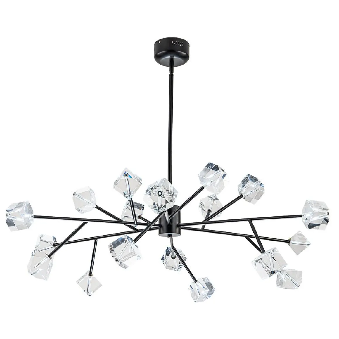 Modern Mid-century Glam Branch Crystal Sputnik Chandelier