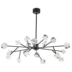 Modern Mid-century Glam Branch Crystal Sputnik Chandelier