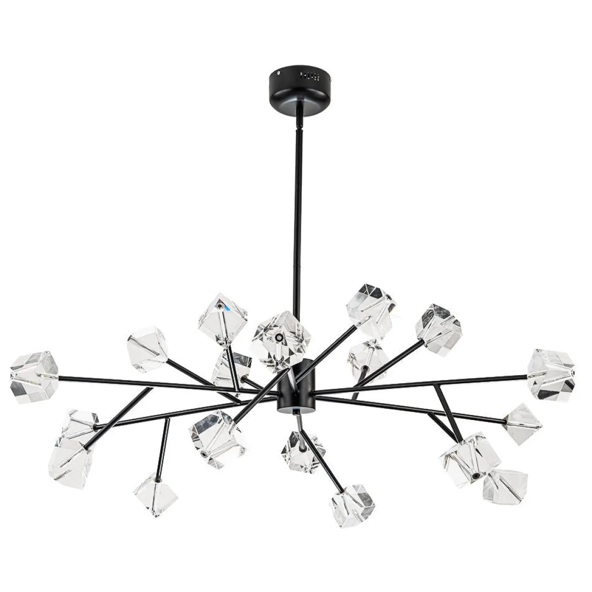 Modern Mid-century Glam Branch Crystal Sputnik Chandelier