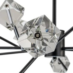 Modern Mid-century Glam Branch Crystal Sputnik Chandelier