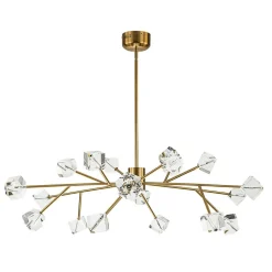 Modern Mid-century Glam Branch Crystal Sputnik Chandelier