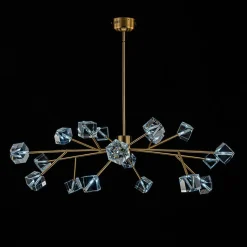 Modern Mid-century Glam Branch Crystal Sputnik Chandelier
