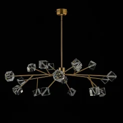 Modern Mid-century Glam Branch Crystal Sputnik Chandelier