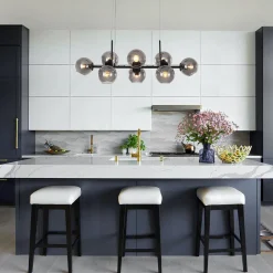 Modern Mid-Century Globe Kitchen Island Pendant Light