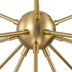 Modern Opal Glass Globe 12-light Sphere Sputnik Chandelier