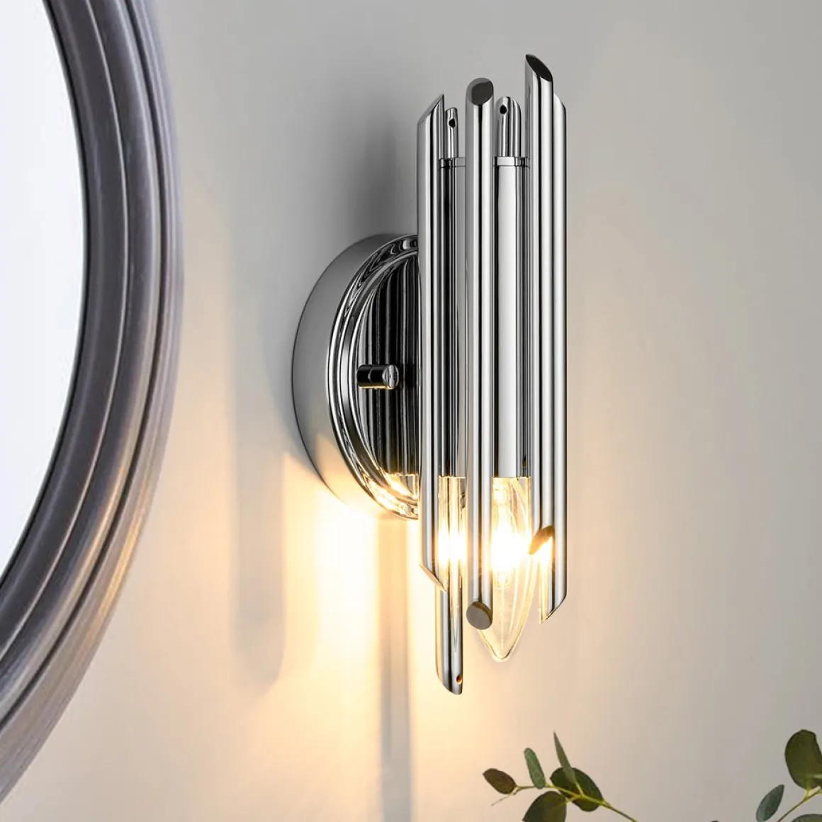 Modern Orchestral Style Trendy Cluster Tube Wall Sconce