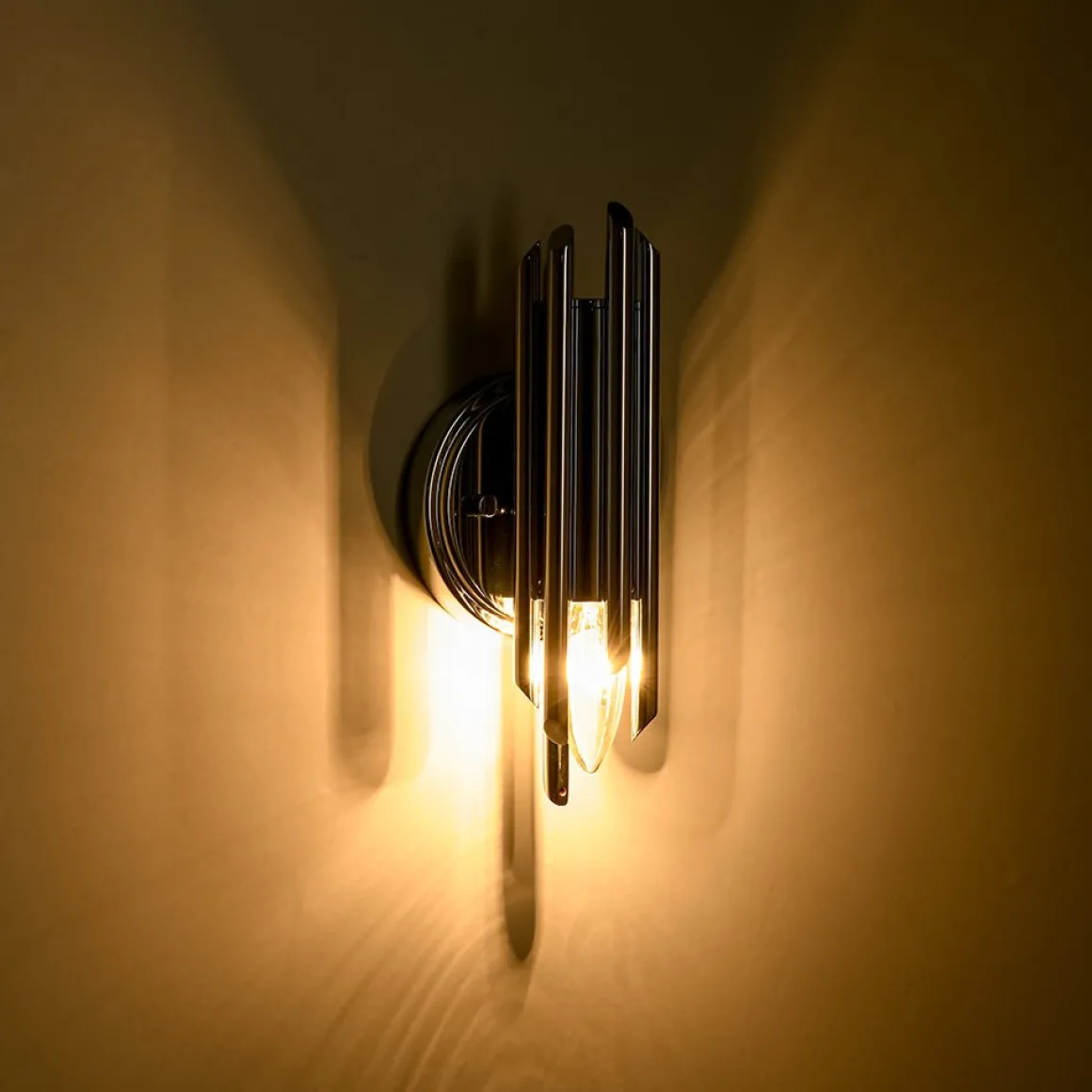 Modern Orchestral Style Trendy Cluster Tube Wall Sconce