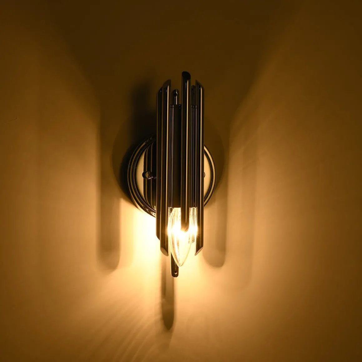 Modern Orchestral Style Trendy Cluster Tube Wall Sconce
