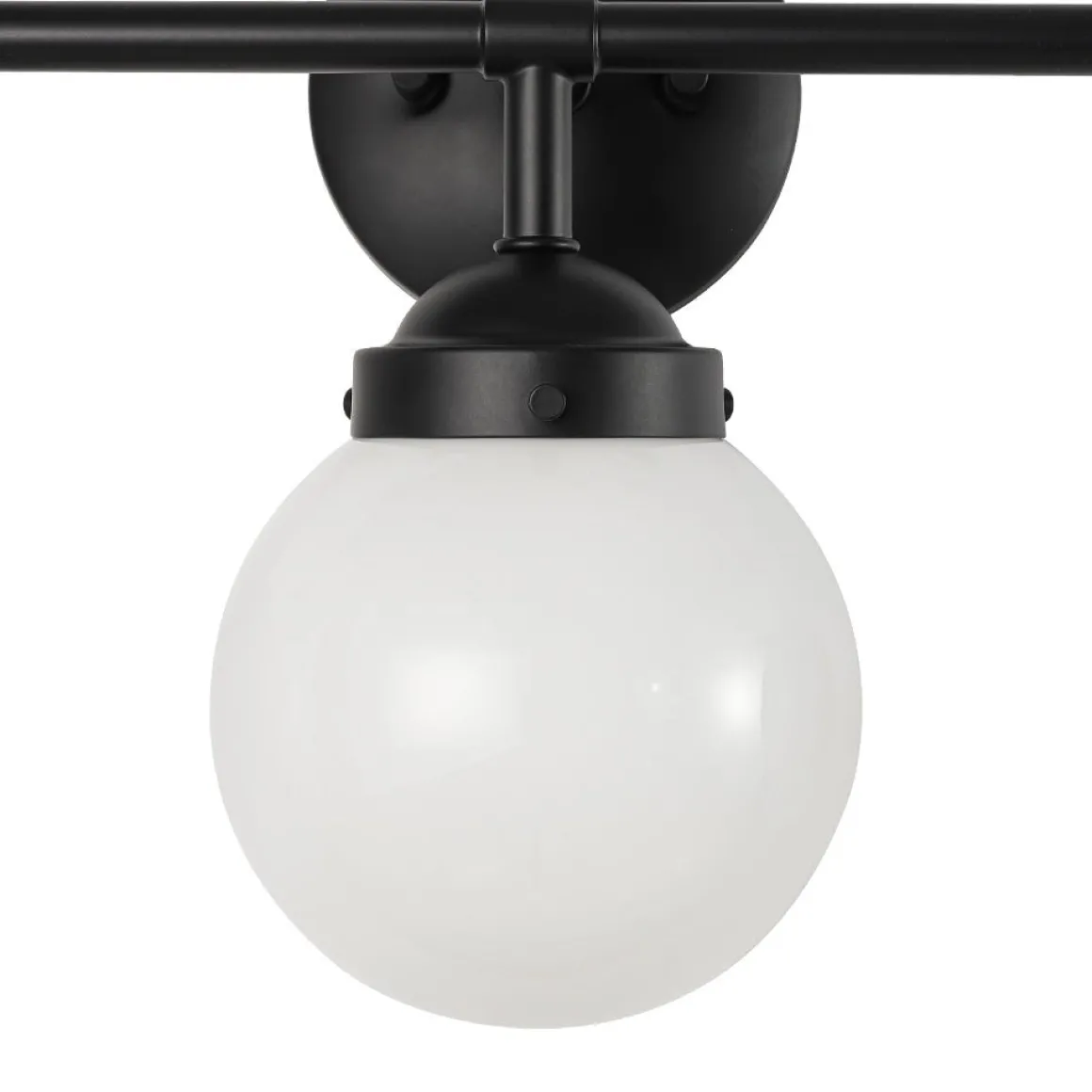 Modern Shine Opal Glass Globe Bathroom Vanity Wall Light