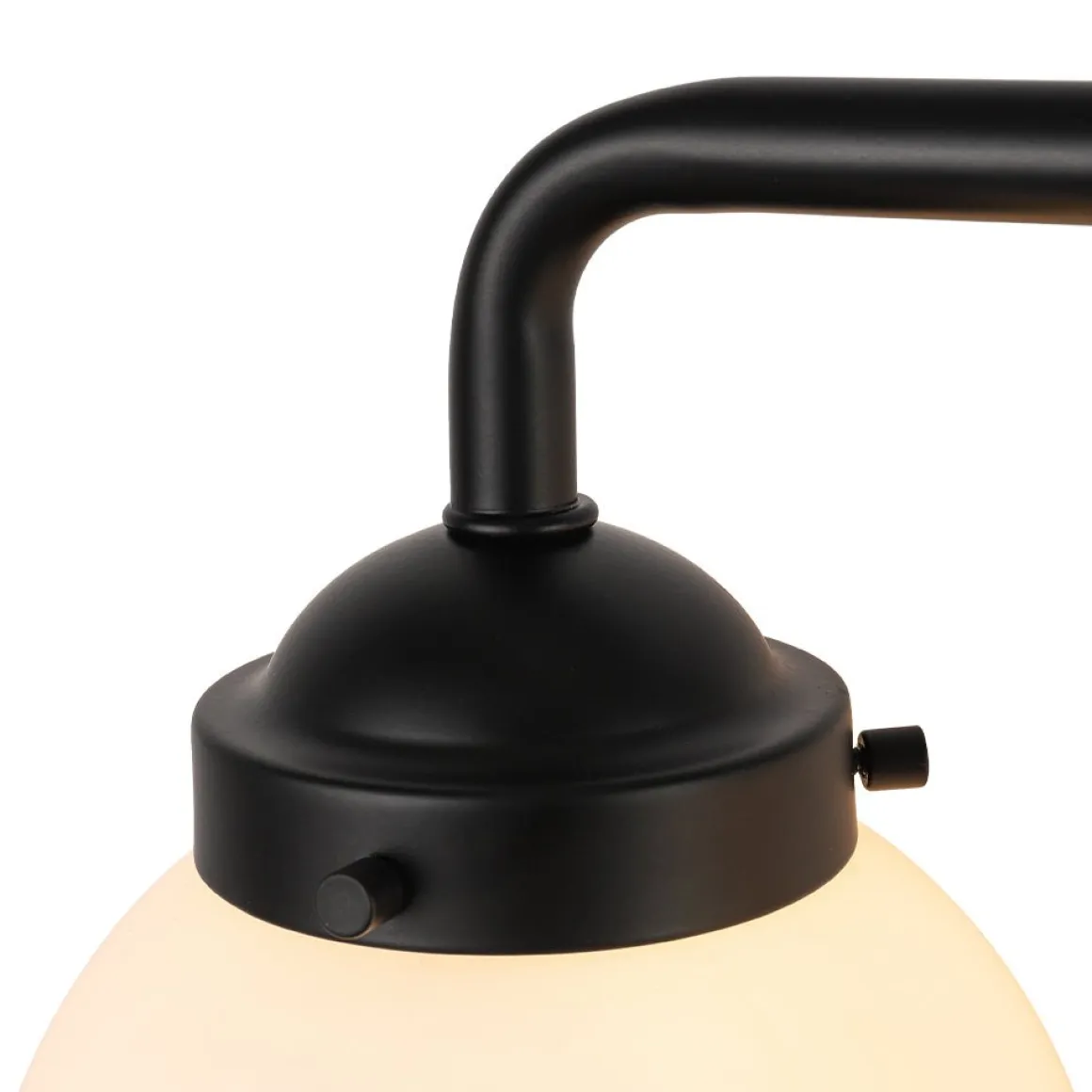 Modern Shine Opal Glass Globe Bathroom Vanity Wall Light