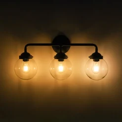 Modern Shine Opal Glass Globe Bathroom Vanity Wall Light