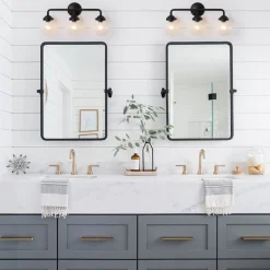 Modern Shine Opal Glass Globe Bathroom Vanity Wall Light