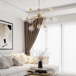Modern Sphere 12-light Sputnik Chandelier
