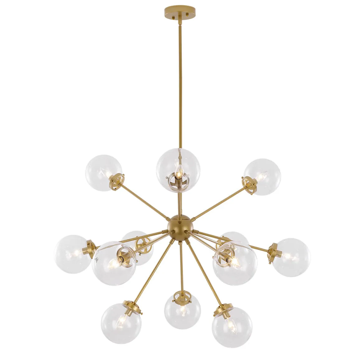 Modern Sphere 12-light Sputnik Chandelier