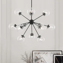 Modern Sphere 12-light Sputnik Chandelier