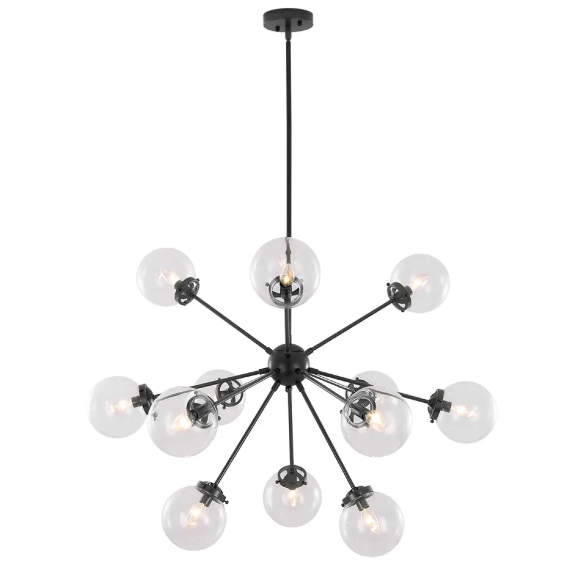 Modern Sphere 12-light Sputnik Chandelier