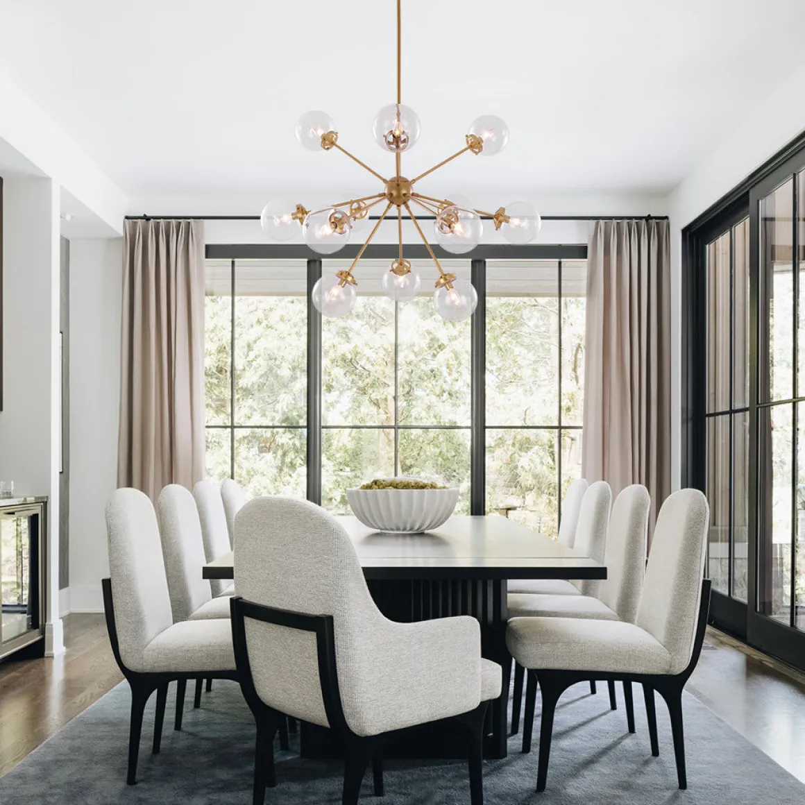 Modern Sphere 12-light Sputnik Chandelier