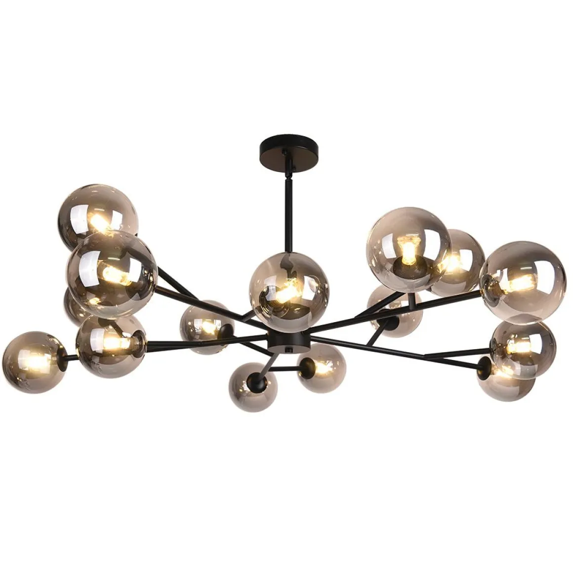 Modern Sputnik Branching Bubble Chandelier
