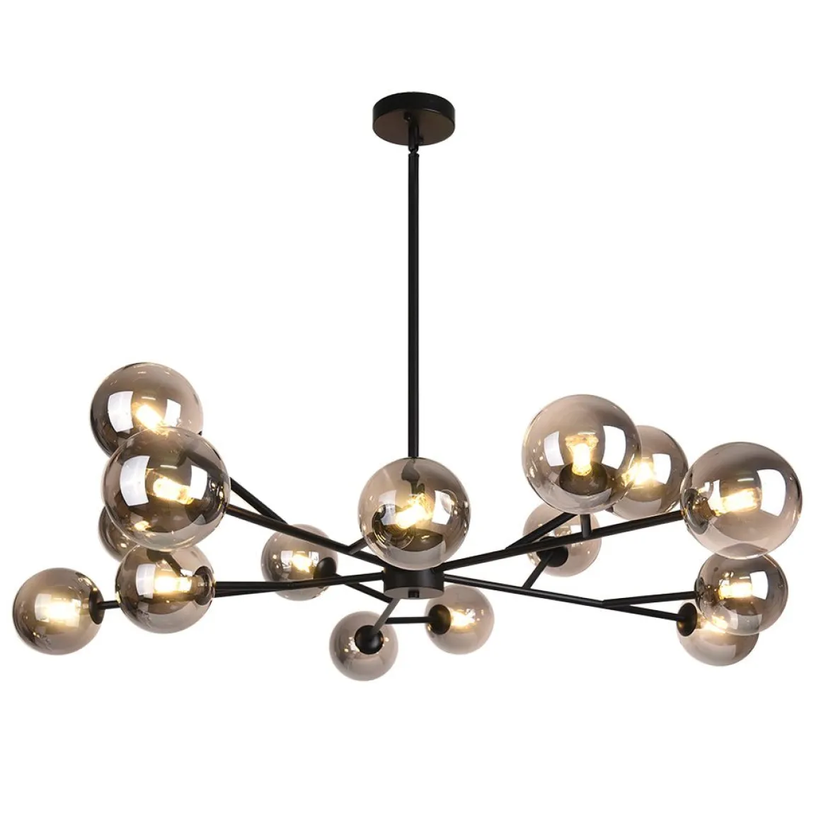 Modern Sputnik Branching Bubble Chandelier