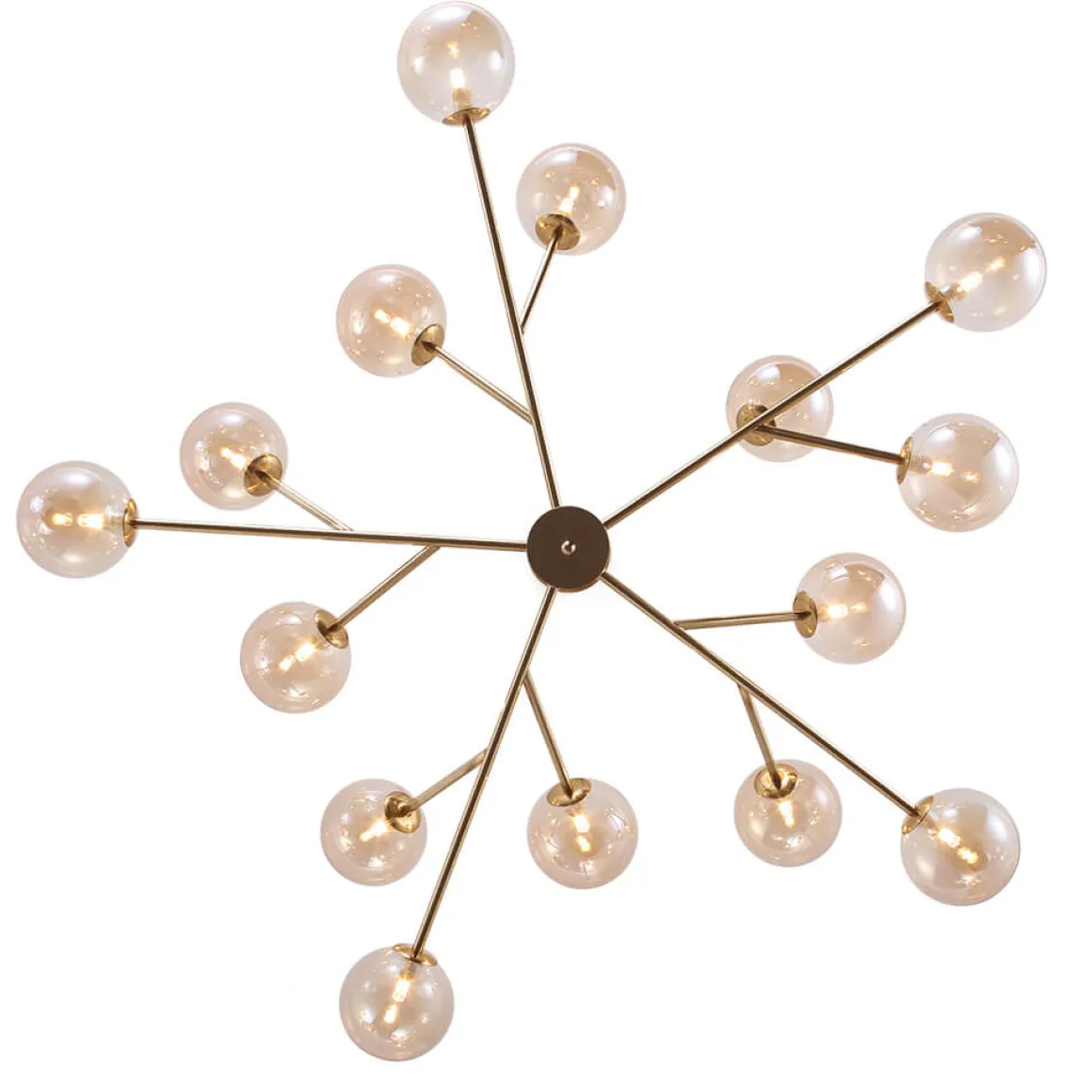 Modern Sputnik Branching Bubble Chandelier