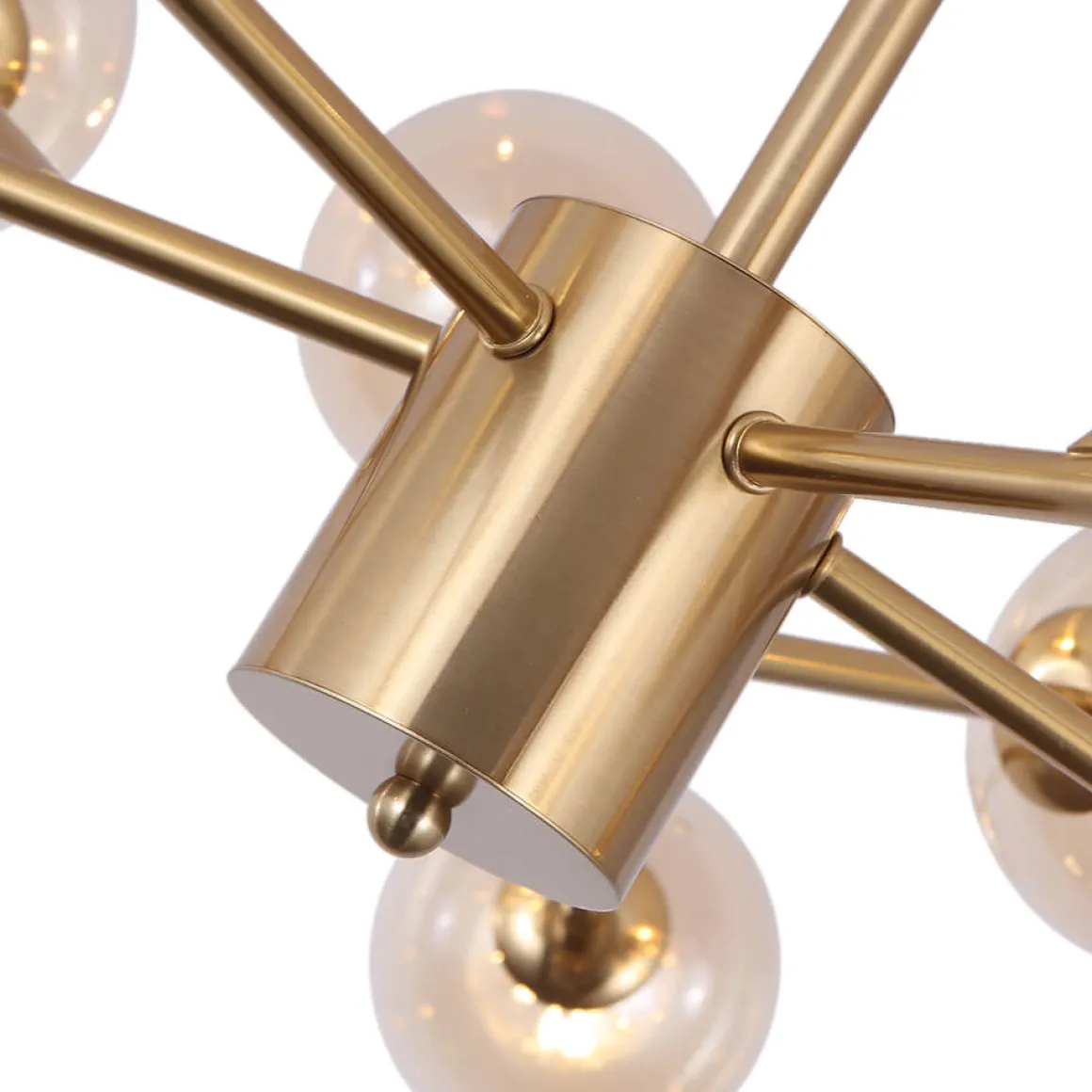 Modern Sputnik Branching Bubble Chandelier