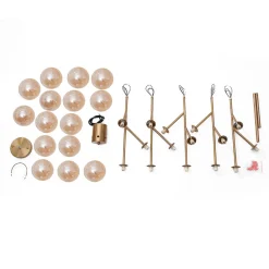 Modern Sputnik Branching Bubble Chandelier