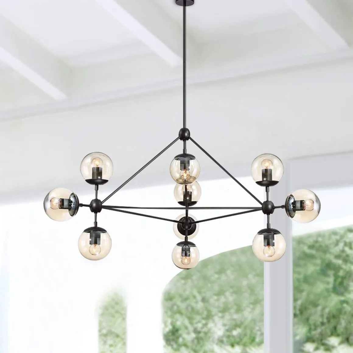 Modern Statement Geometric Chandelier