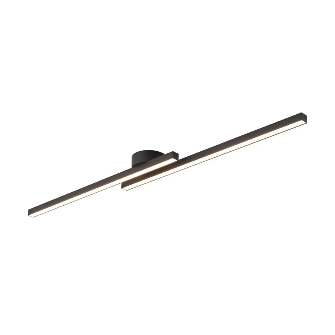 (OpenBox) Dimmable 2-Light Long Strip Linear LED Flush Mount