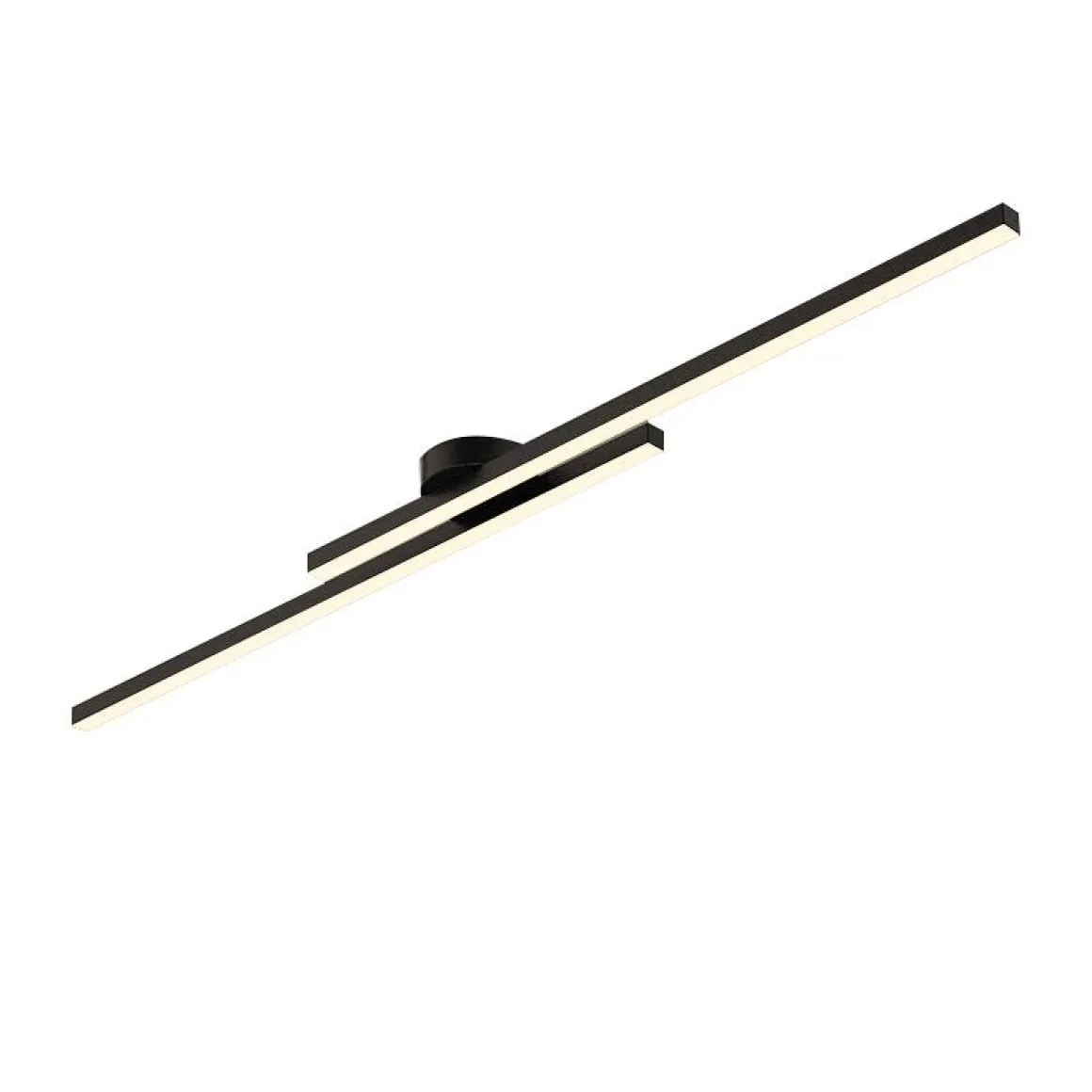 (OpenBox) Dimmable 2-Light Long Strip Linear LED Flush Mount