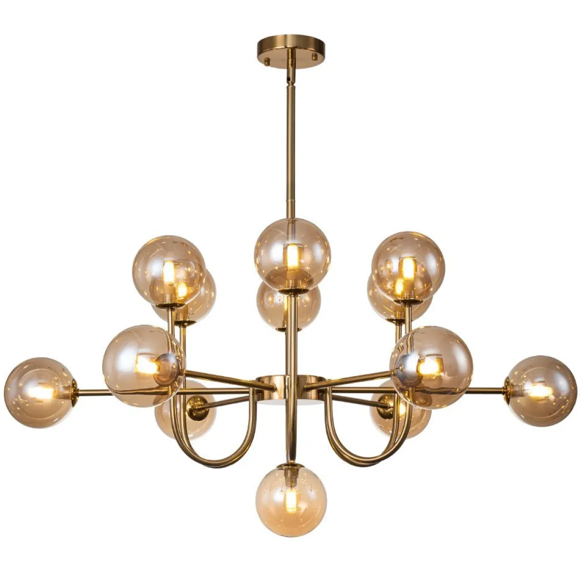 (OpenBox) Glam 13-Light Sputnik Glass Globe Bubble Chandelier
