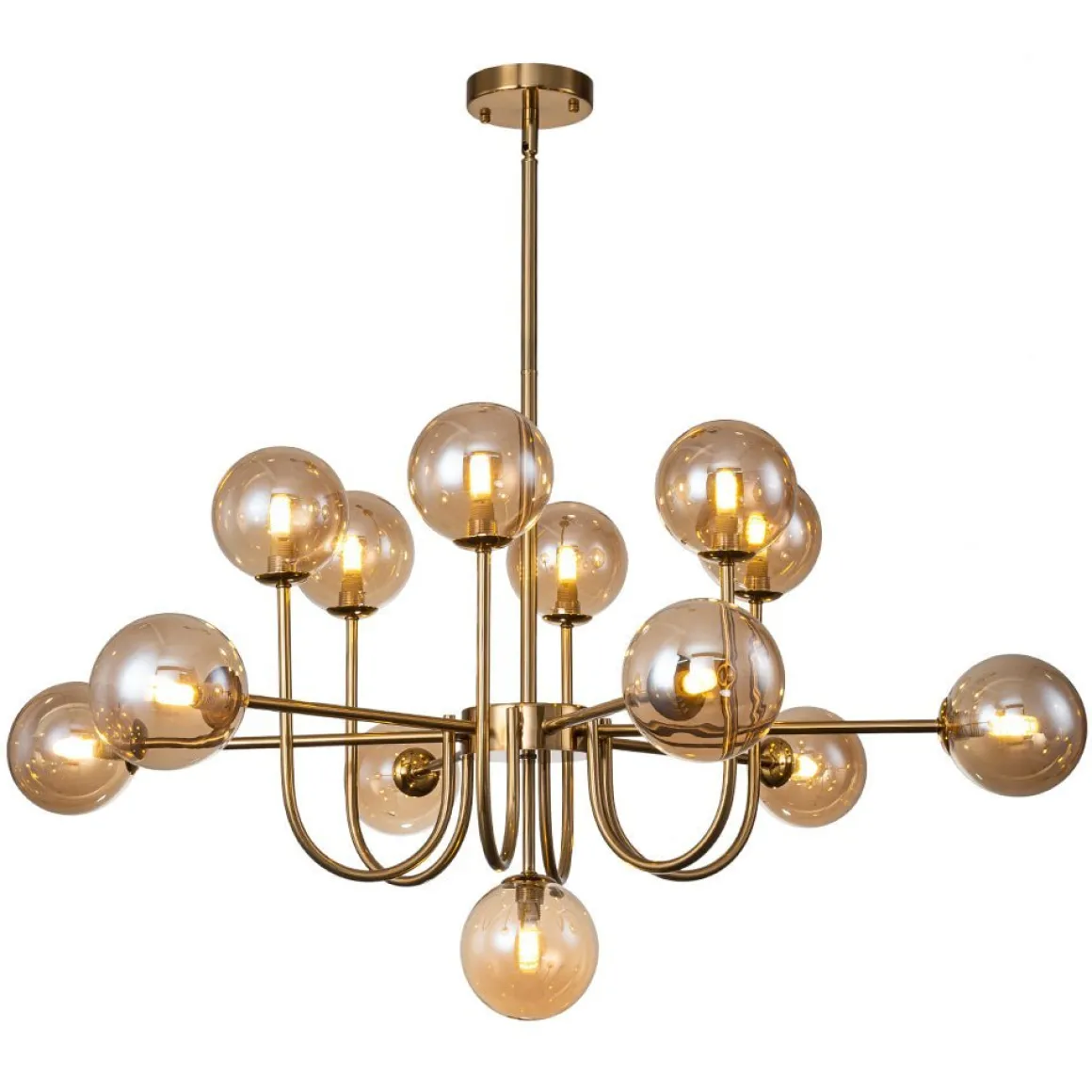(OpenBox) Glam 13-Light Sputnik Glass Globe Bubble Chandelier