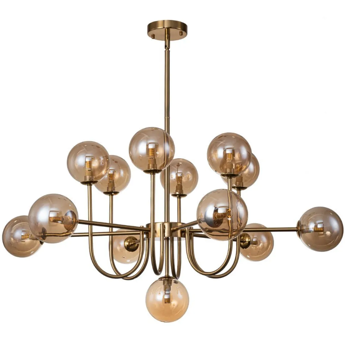 (OpenBox) Glam 13-Light Sputnik Glass Globe Bubble Chandelier