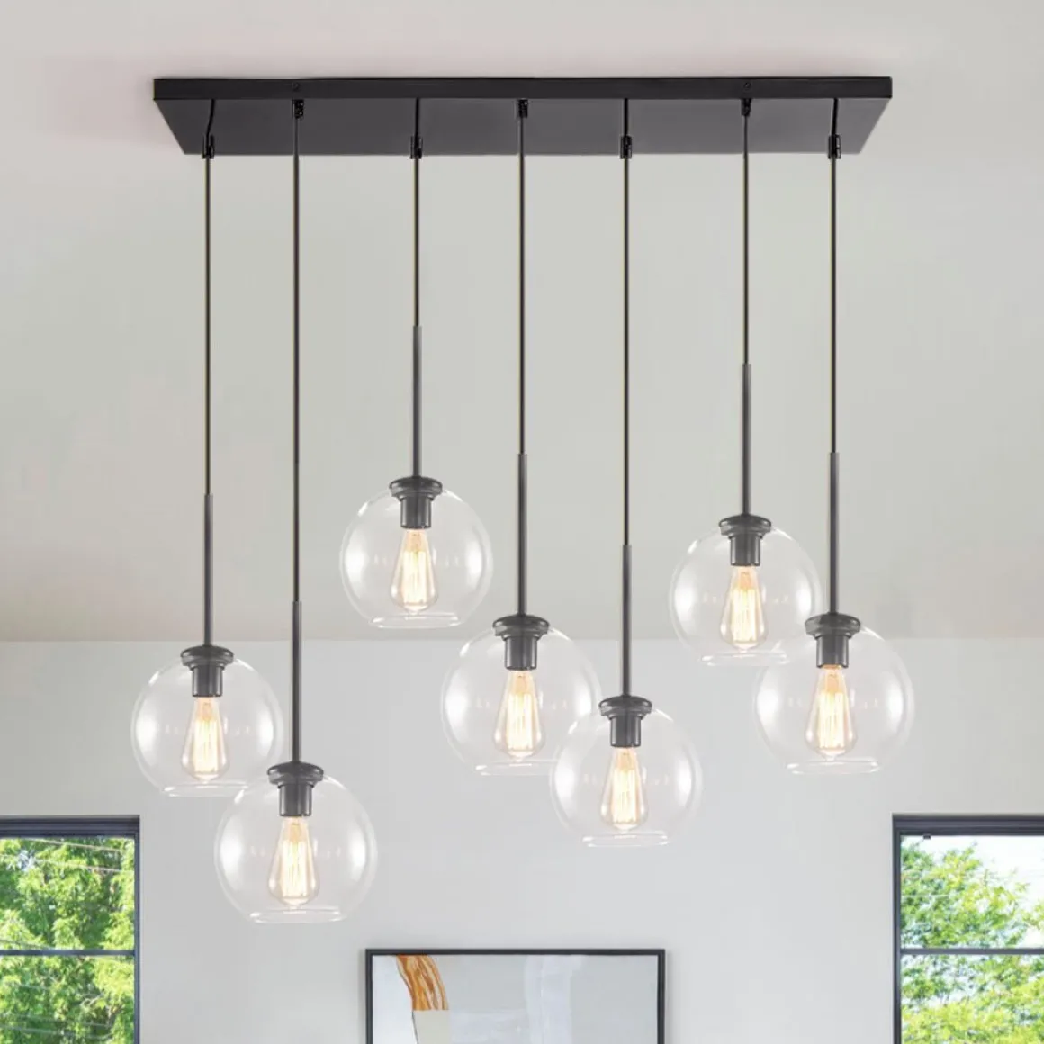 (OpenBox) Globe Cluster Kitchen Island Pendant Light