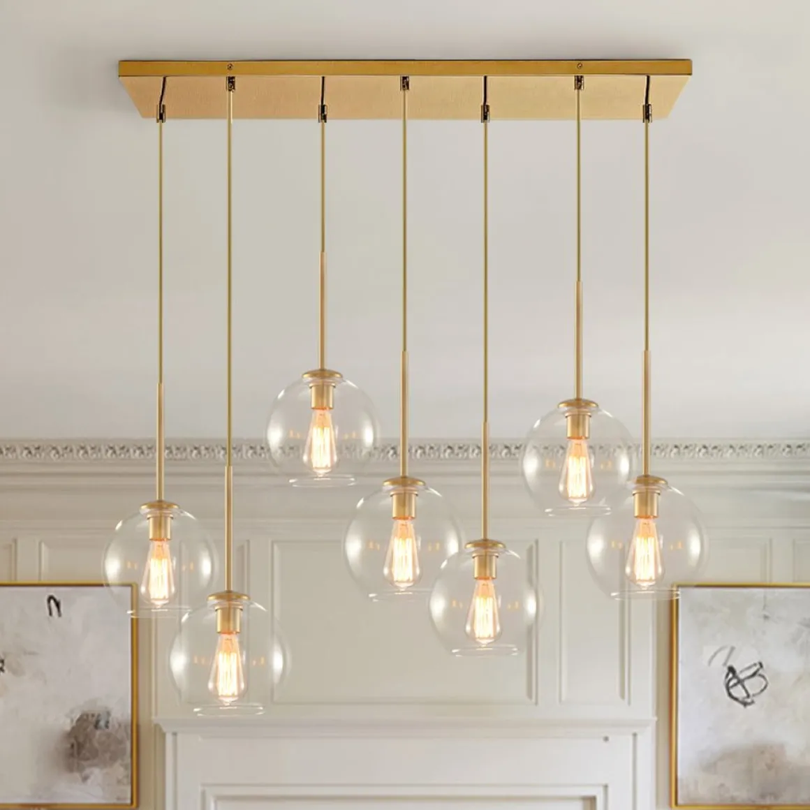 (OpenBox) Globe Cluster Kitchen Island Pendant Light