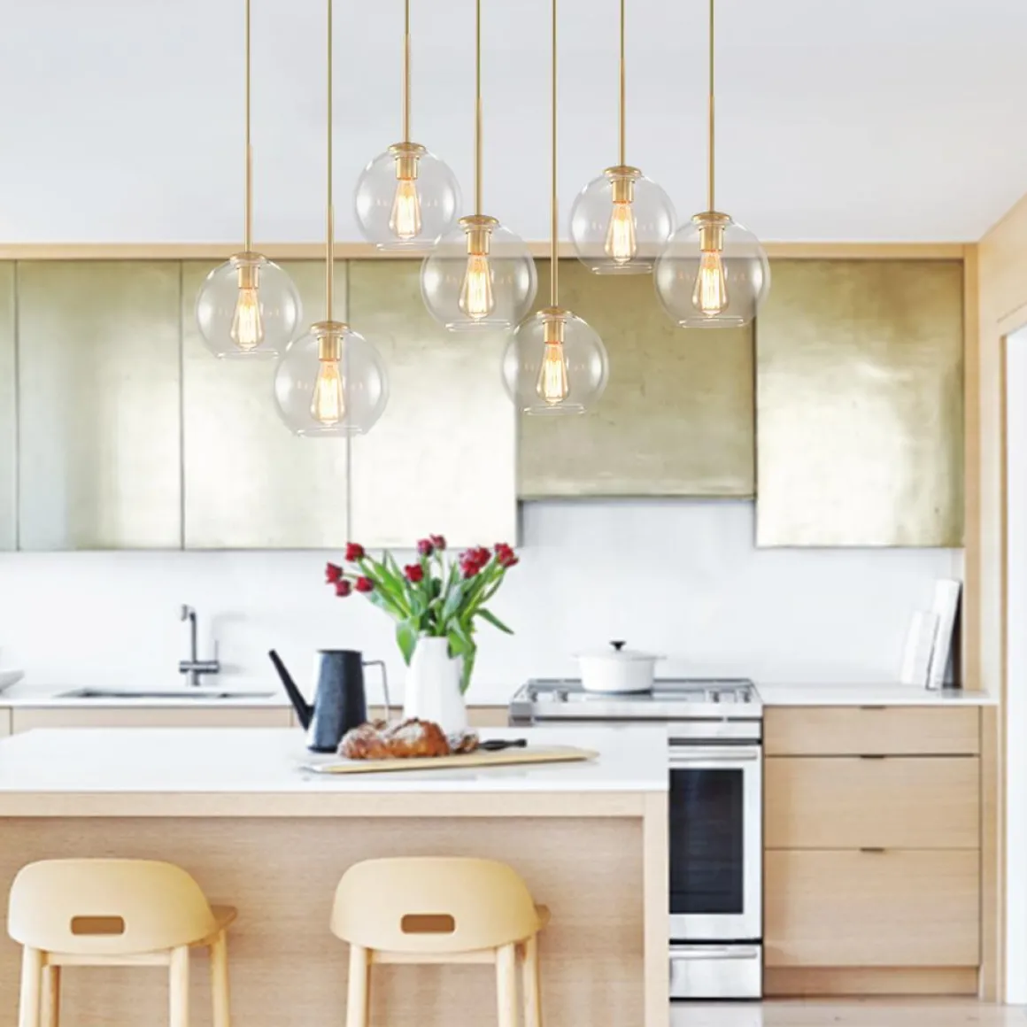 (OpenBox) Globe Cluster Kitchen Island Pendant Light