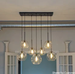 (OpenBox) Globe Cluster Kitchen Island Pendant Light