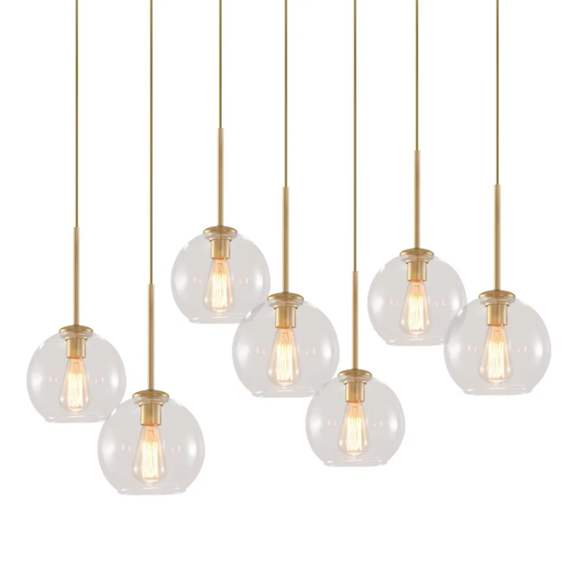 (OpenBox) Globe Cluster Kitchen Island Pendant Light