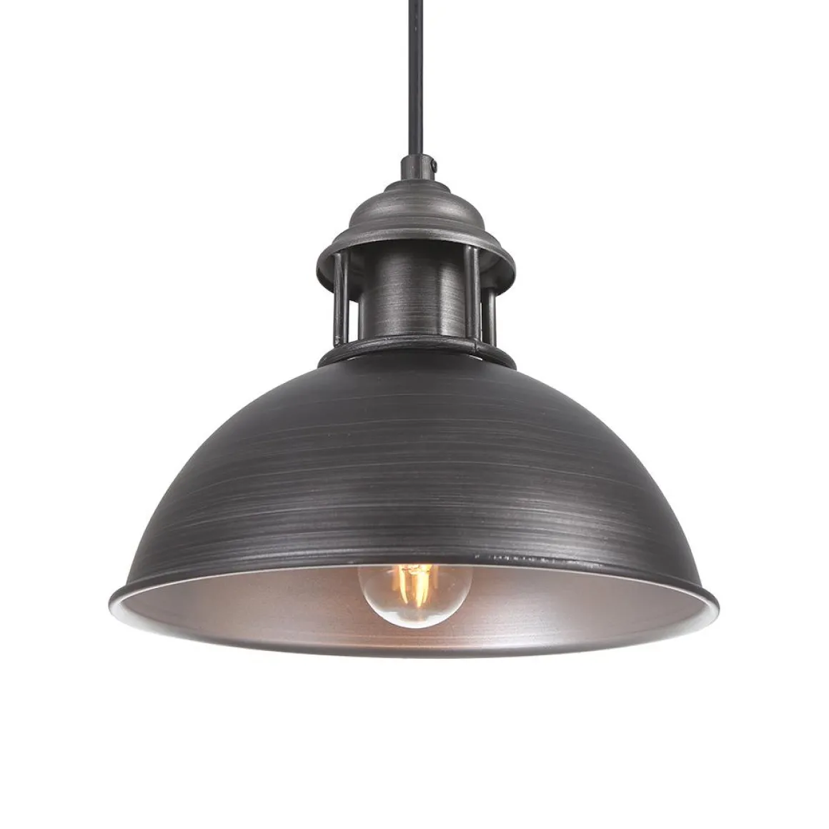 (OpenBox) Industrial Single Pot Lid Dome Pendant
