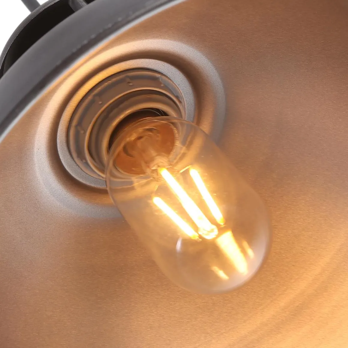 (OpenBox) Industrial Single Pot Lid Dome Pendant