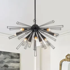 (OpenBox) 10-Light Geometric Sputnik Sunburst Chandelier