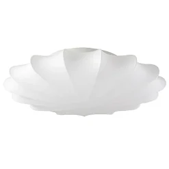(OpenBox) Mid-Century Modern White Flush Mount Light