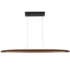 (OpenBox) Minimalist Linear Wood Dimmable LED Island Pendant