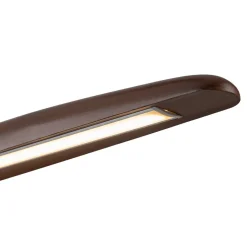 (OpenBox) Minimalist Linear Wood Dimmable LED Island Pendant