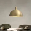 (OpenBox) Modern Brass Single Dome Pendant Light