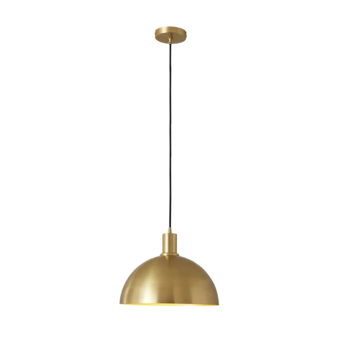 (OpenBox) Modern Brass Single Dome Pendant Light
