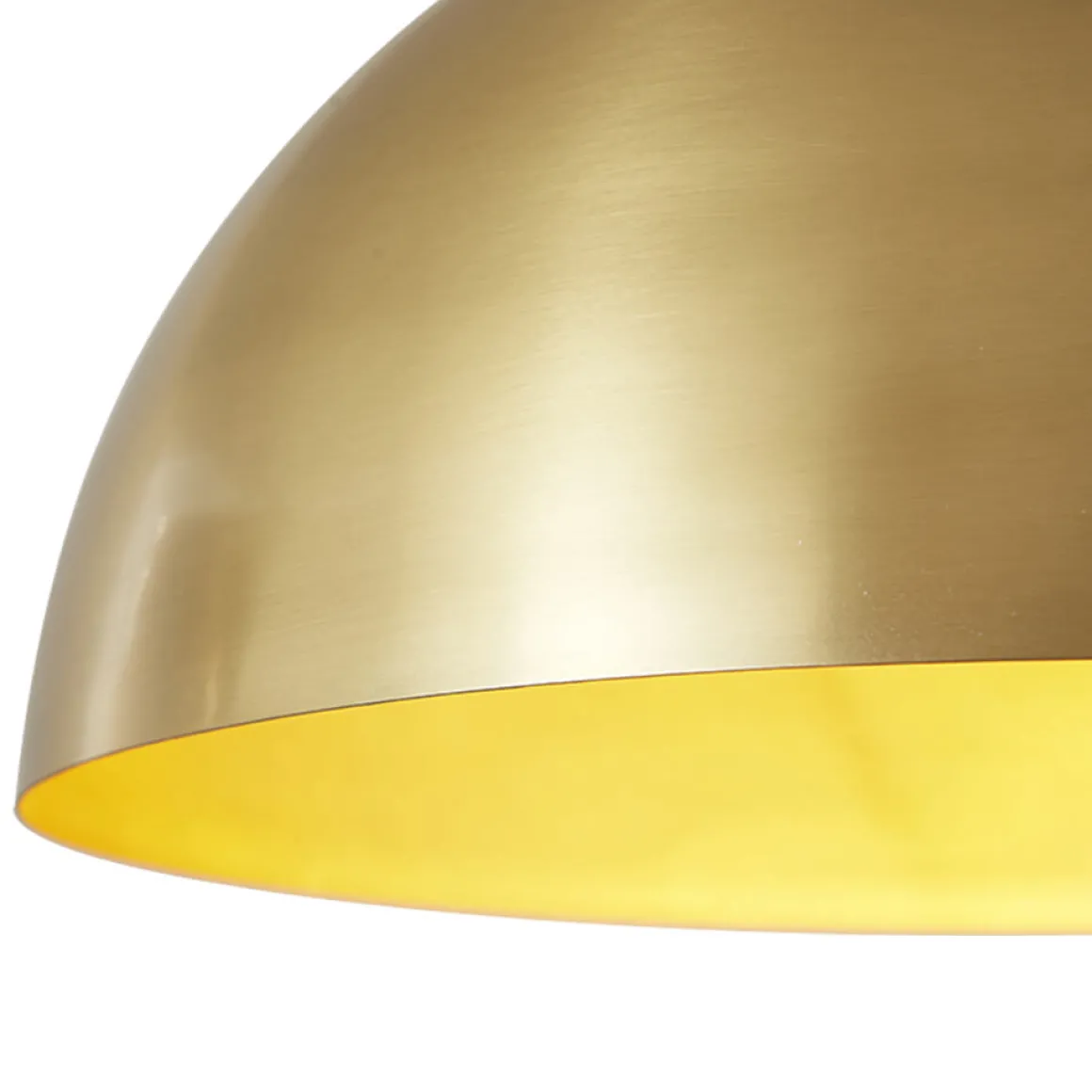 (OpenBox) Modern Brass Single Dome Pendant Light